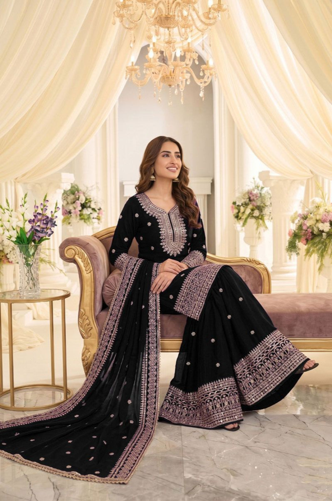 Black Other Salwar Kameez - SFSA571601R