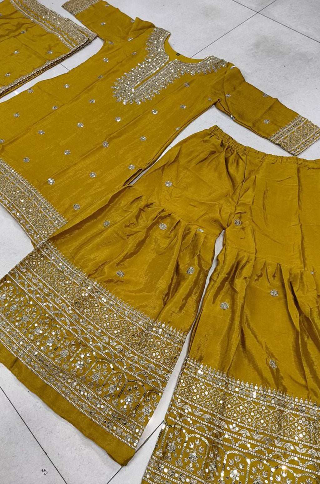 Yellow Other Salwar Kameez - SFSA571602R