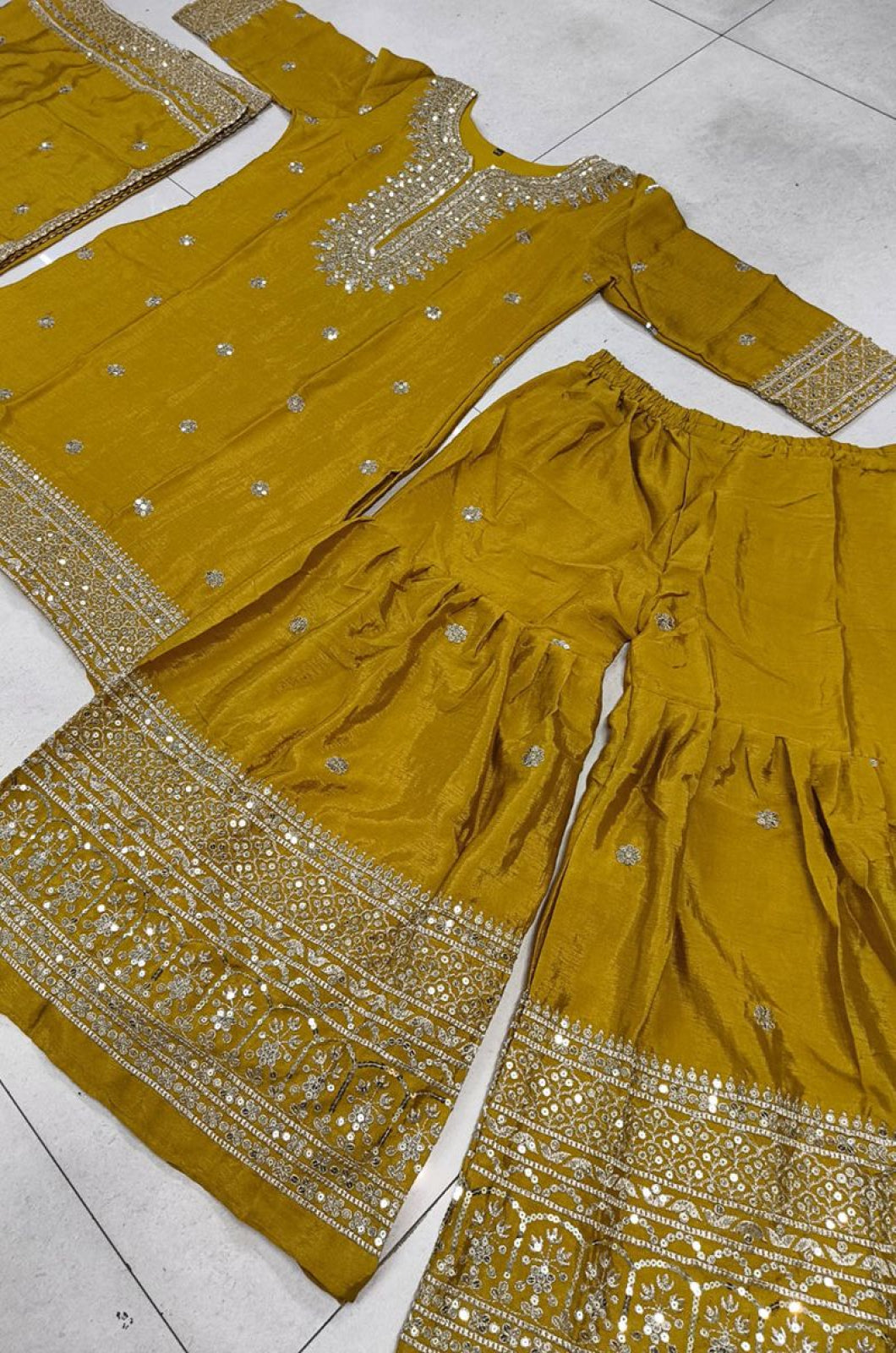 Yellow Other Salwar Kameez - SFSA571602R