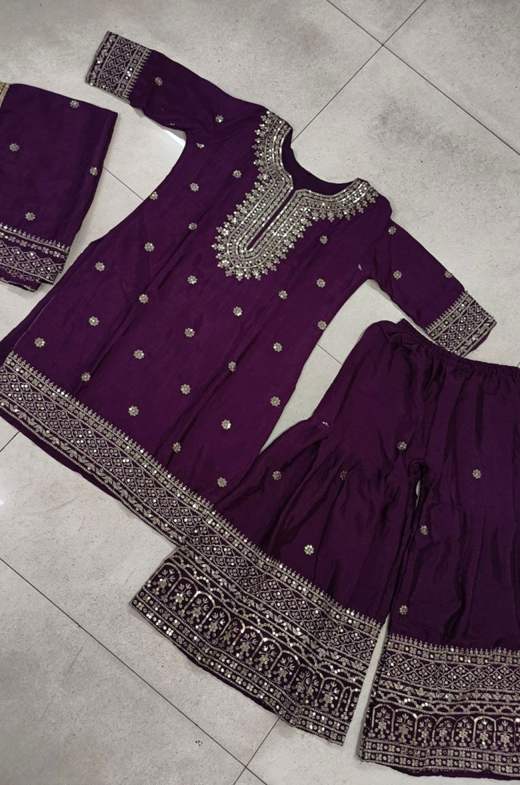 Purple Other Salwar Kameez - SFSA571603R