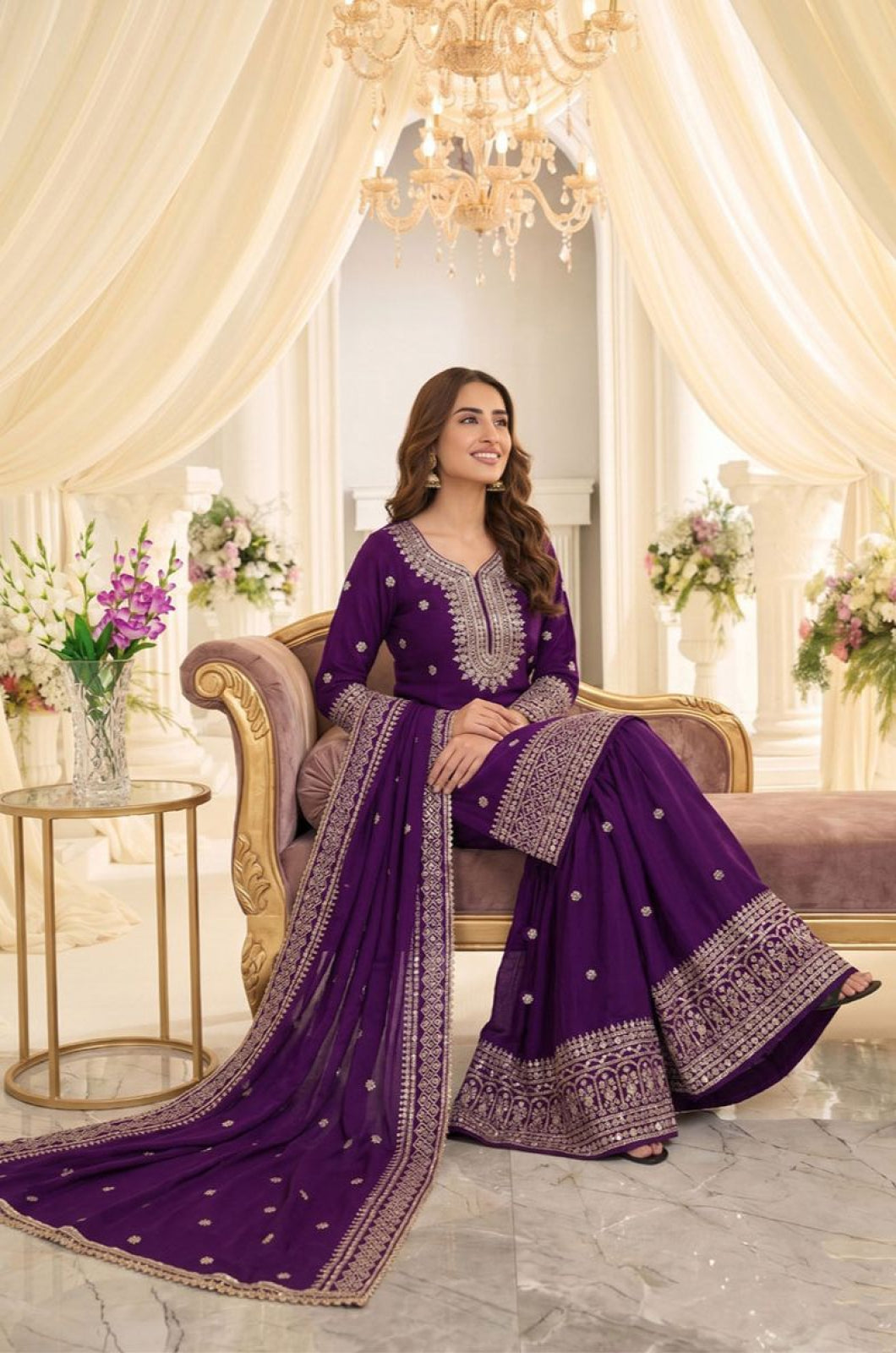 Purple Other Salwar Kameez - SFSA571603R