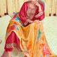 Plus Size Red Salwar Suit In Silk SFSTL29403