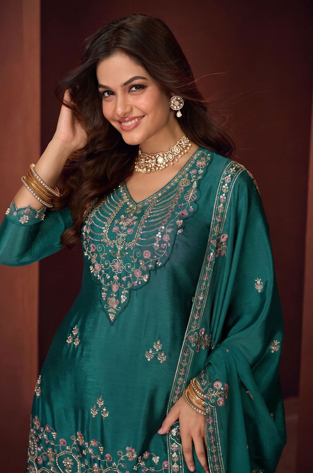 Green Other Salwar Kameez - SFFK40301R