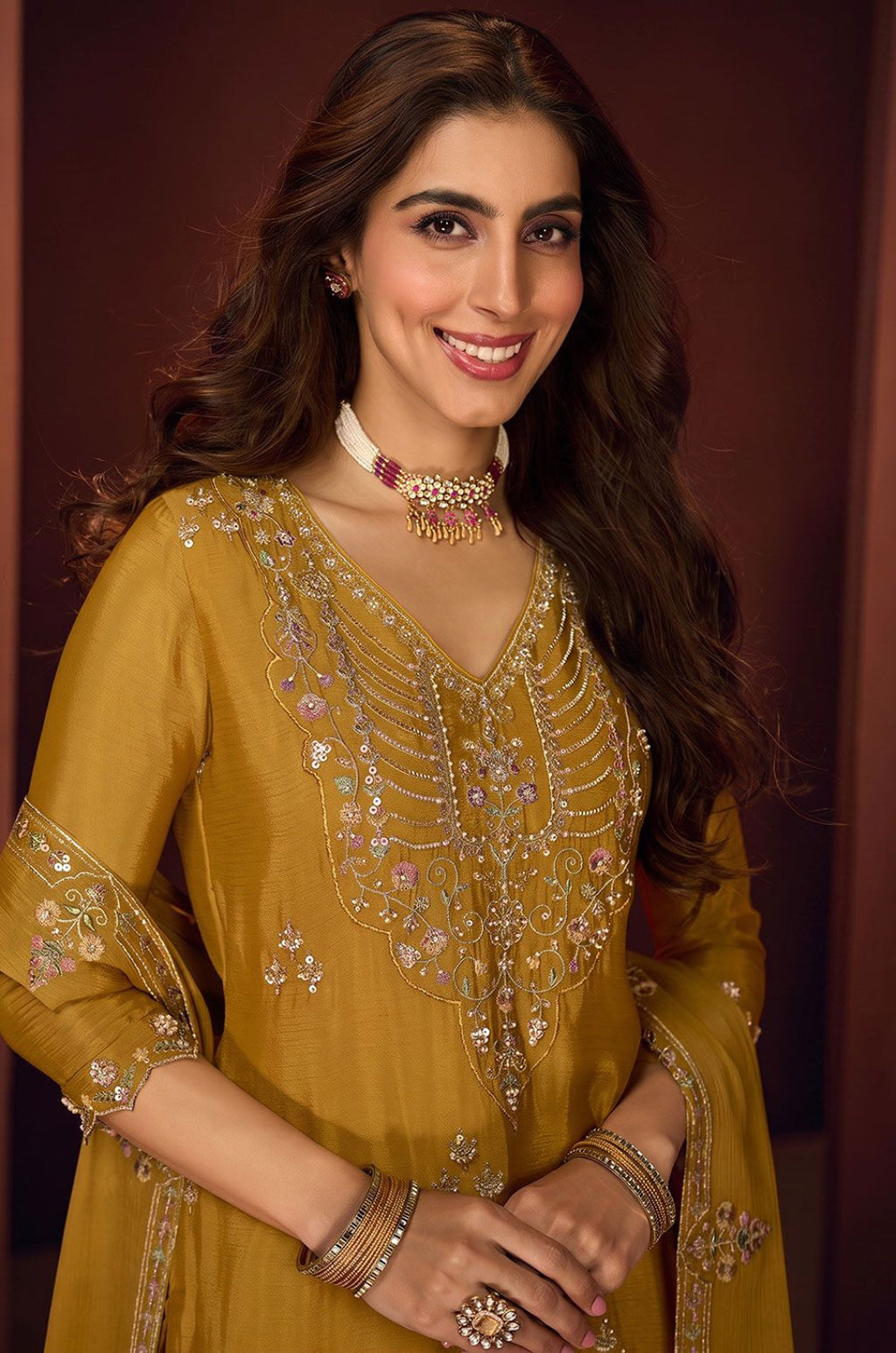 Yellow Other Salwar Kameez - SFFK40302R