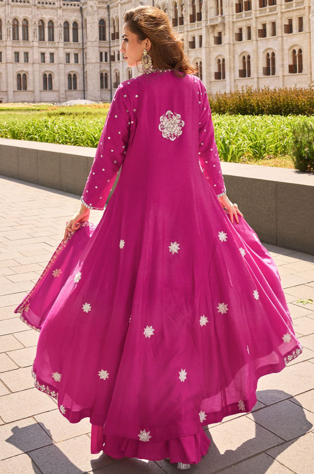 Rani Pink Silk Salwar Kameez - SFYS158103R