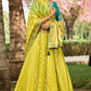 Yellow Crepe Georgette Silk Designer Lehenga Choli SFYDSA445408