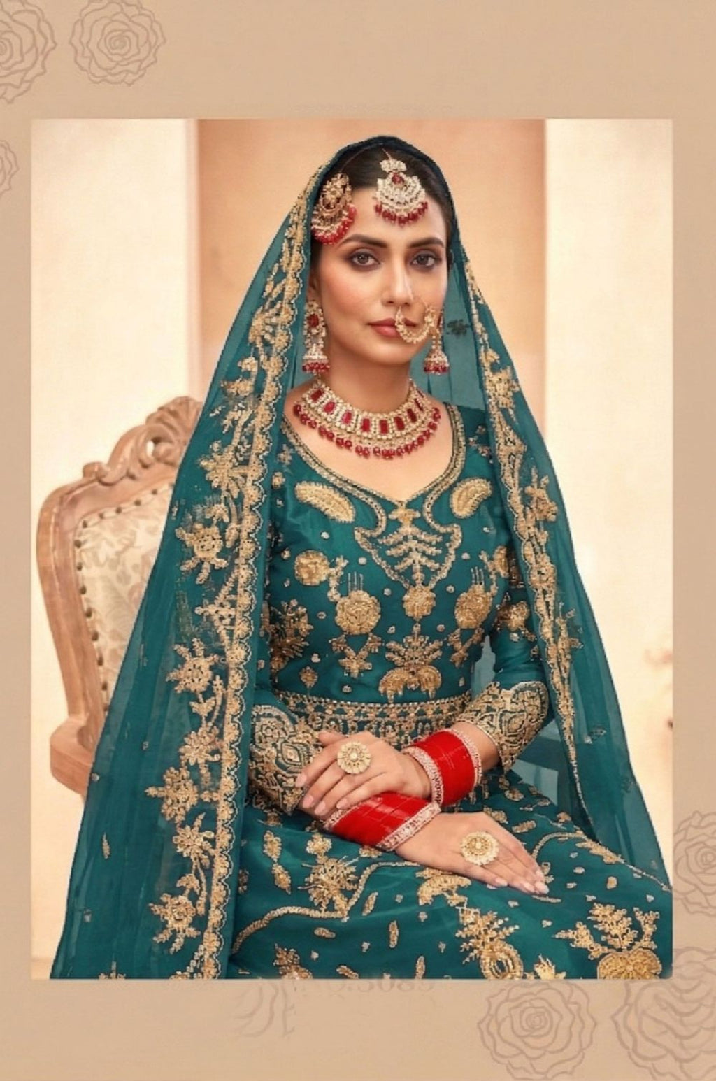 Blue Net Salwar Kameez - SFSA566206