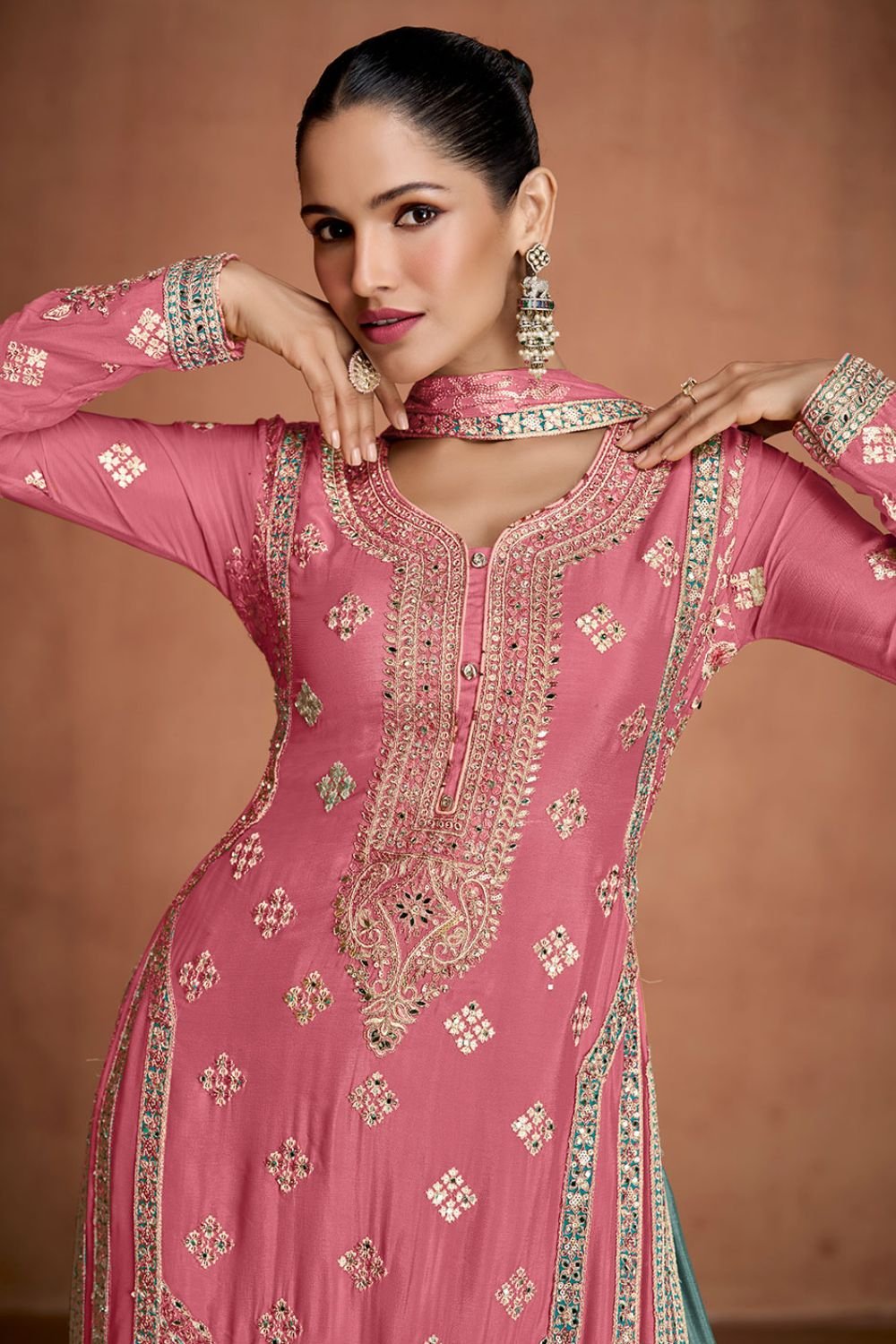 Pink Other Salwar Kameez - SFSMT49301R