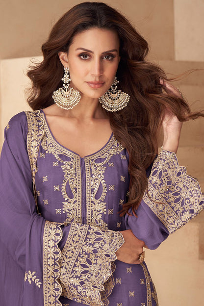 Purple Other Salwar Kameez - SFSMT49702R