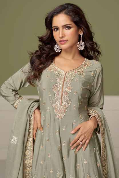 Grey Other Salwar Kameez - SFSMT48701R