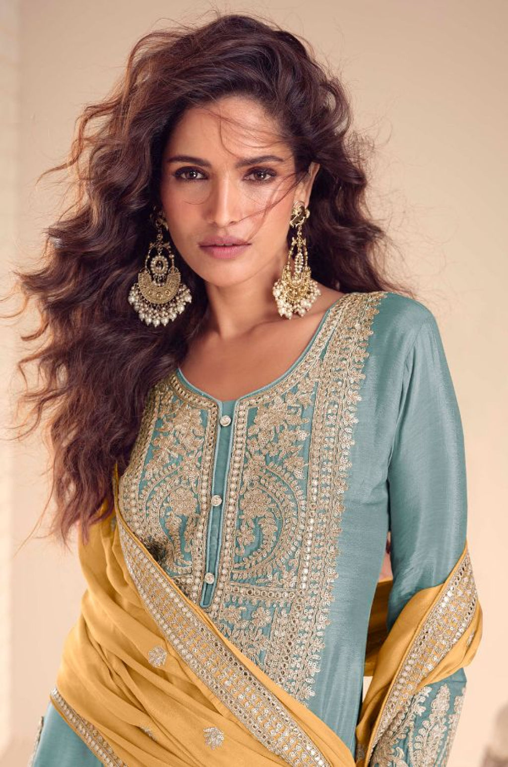 Blue Other Salwar Kameez - SFYS174003R