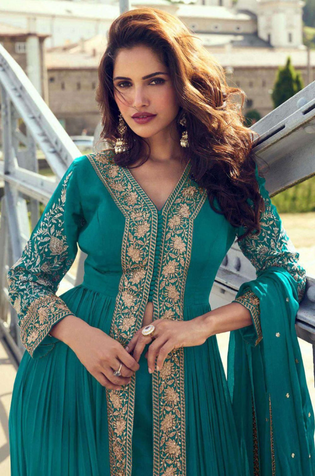 Green Other Salwar Kameez - SFSMT57101R