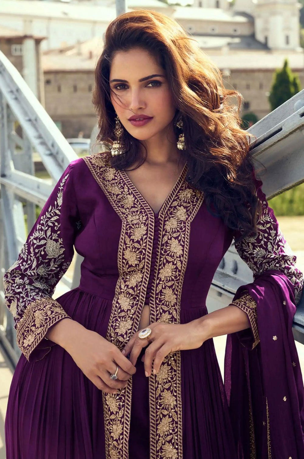 Purple Other Salwar Kameez - SFSMT57102R