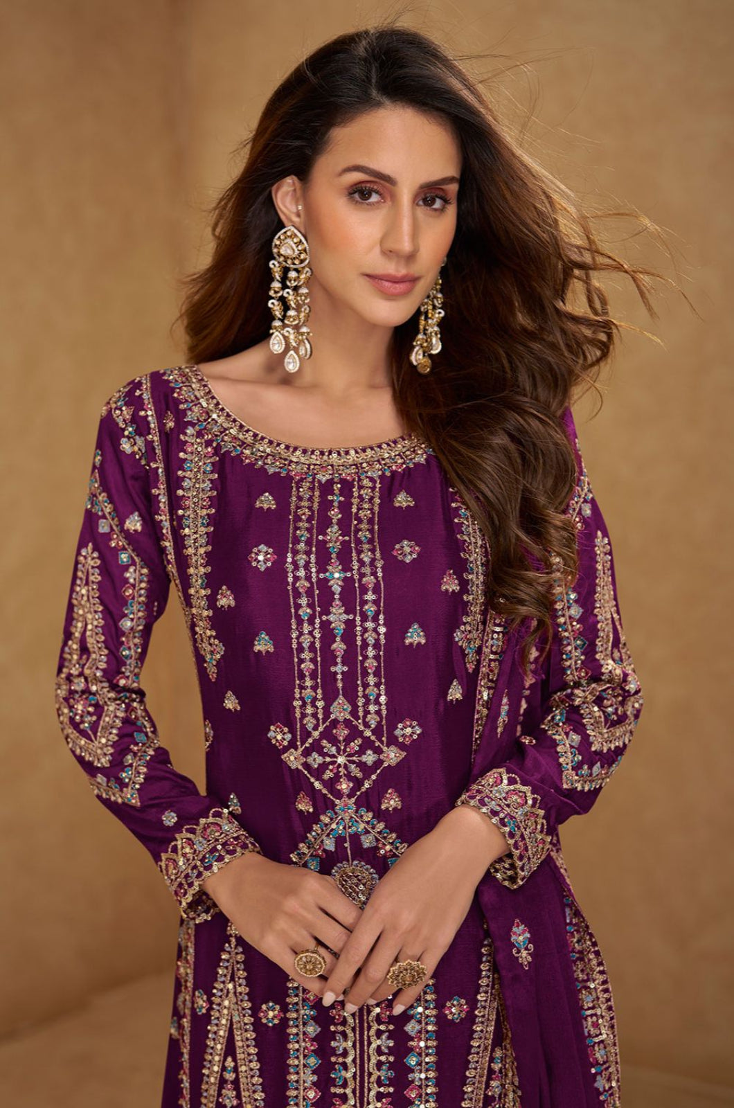 Purple Other Salwar Kameez - SFYS173301R