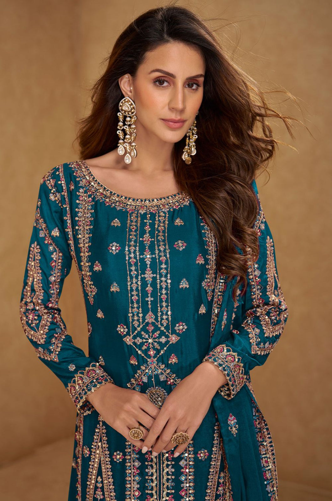 Blue Other Salwar Kameez - SFYS173302R