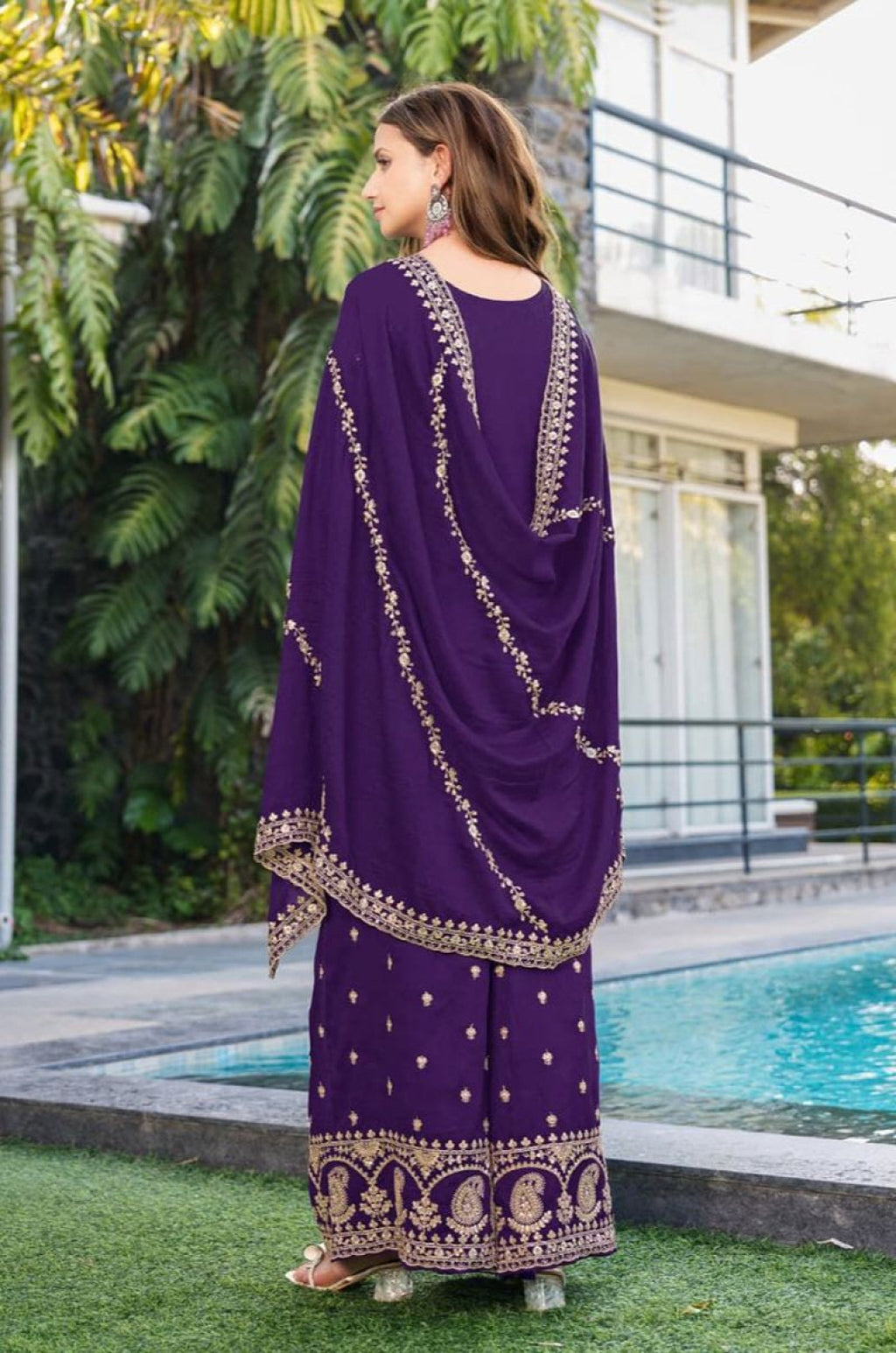 Purple Other Salwar Kameez - SFSA566002R