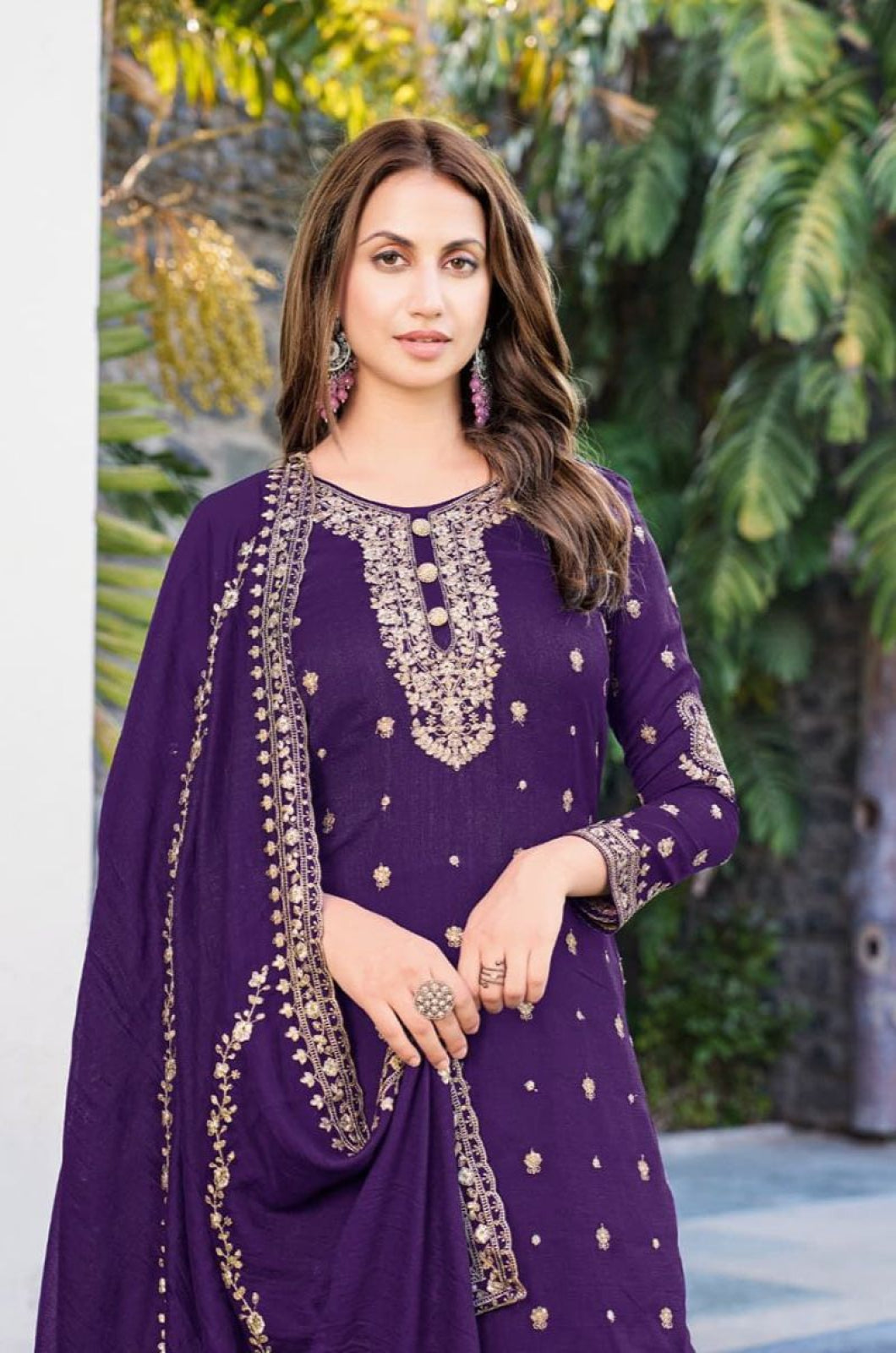 Purple Other Salwar Kameez - SFSA566002R