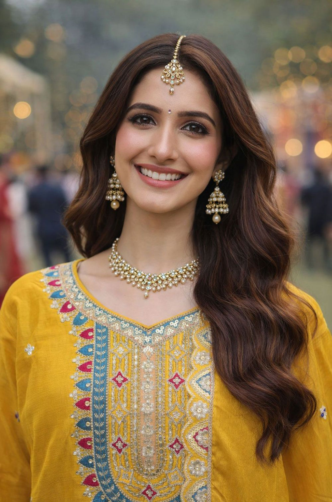 Yellow Other Salwar Kameez - SFSA563601R