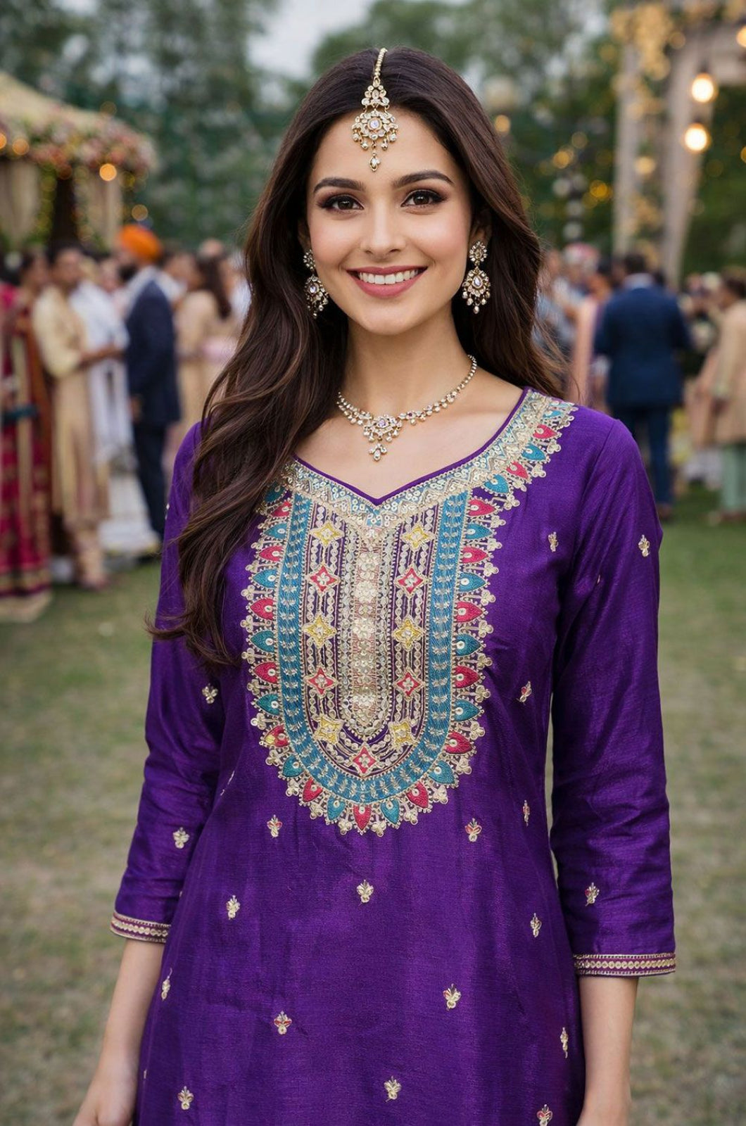 Purple Other Salwar Kameez - SFSA563602R