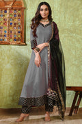 Grey Rayon Salwar Kameez - SFMAN64508R