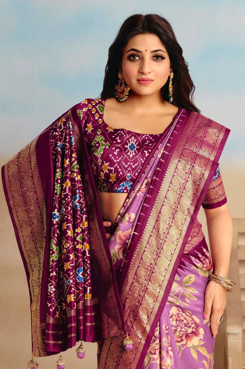 Pink Patola Sarees - SFSA574803