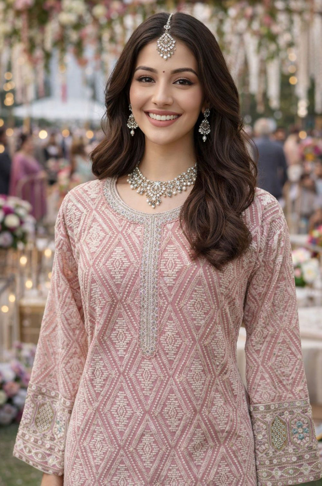 Pink Georgette Salwar Kameez - SFSA566401R