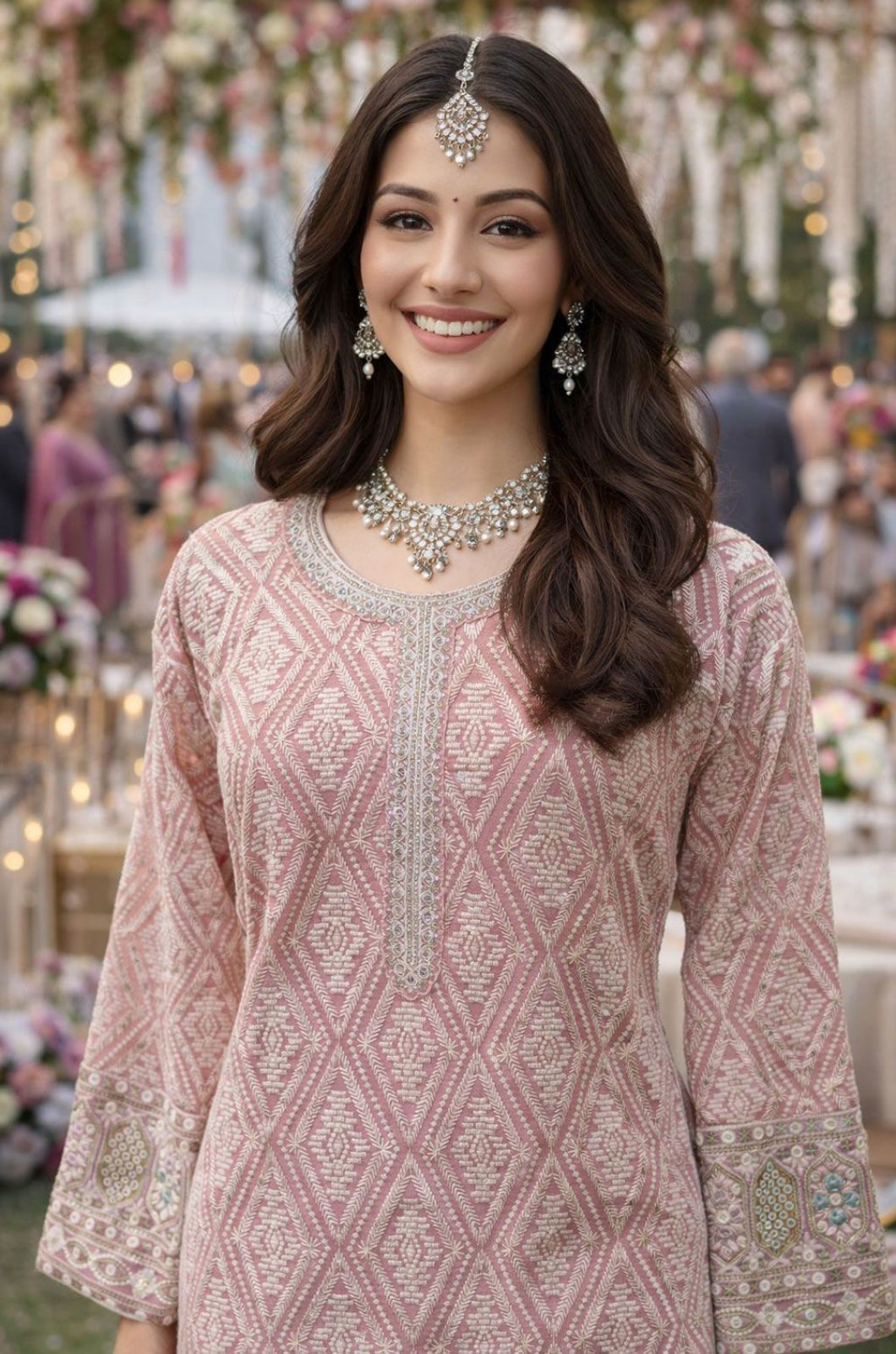 Pink Georgette Salwar Kameez - SFSA566401R