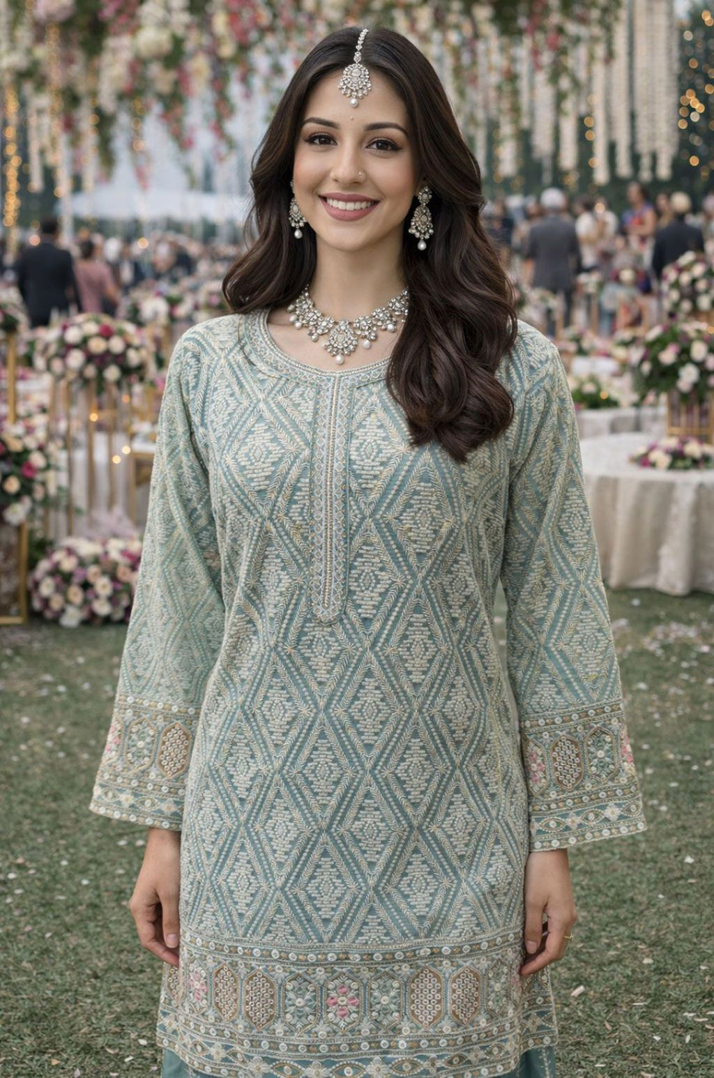 Blue Georgette Salwar Kameez - SFSA566403R