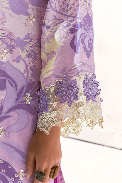 Purple Muslin Plus Size Salwar Kameez SFYS15740