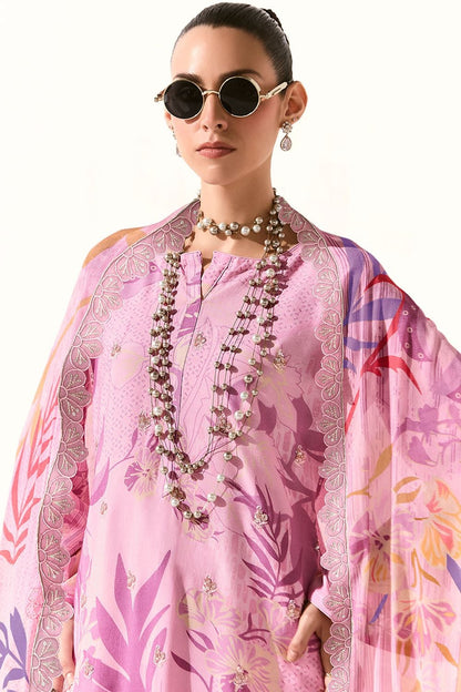 Pink Muslin Plus Size Salwar Kameez SFYS157405