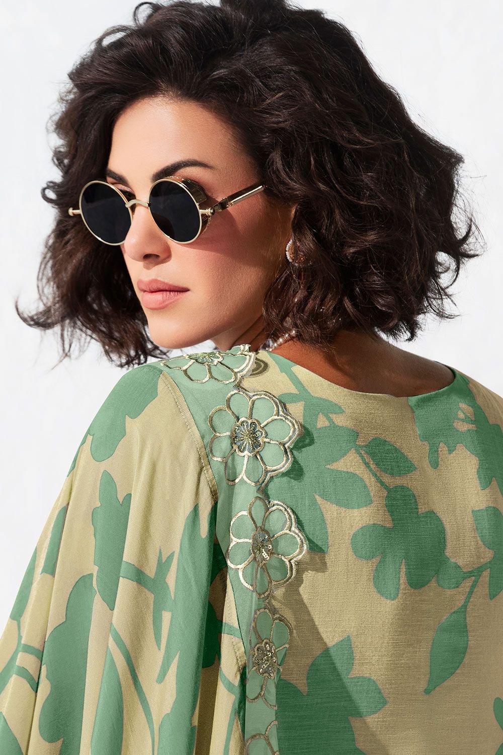 Yellow Muslin Plus Size Salwar Kameez SFYS156602