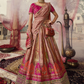 Rose Pink Banarasi Silk Bridal Lehenga Choli Stone Work SFZ143005