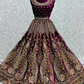 Purple Bridal Lehenga Choli In Velvet SFZ139383