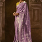 Buy Indian Wedding Purple  Silk Weaving Classic Saree SFSR271641