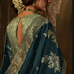 Teal Green Indian Wedding Silk Weaving Classic Saree SFSR271648