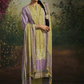 Purple and Yellow Muslin Pant Style Designer Salwar Suit SFZ143571