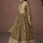 Brown Embroidered Work Wedding Bridal Designer Anarkali Suit SFFZ142845