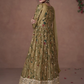 Brown Embroidered Work Wedding Bridal Designer Anarkali Suit SFFZ142845