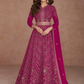 Pink Georgette Sangeet Designer Anarkali Suit SFFZ133153