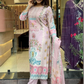 Plus Size Pink Digital  Muslin Salwar Kameez Suit SFSR277264