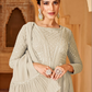 Indian Pakistani Green Long Anarkali Gown Salwar Suit SFSR264458