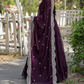 Purple Wedding Anarkali Gown In Georgette SFSRESKDEI2404