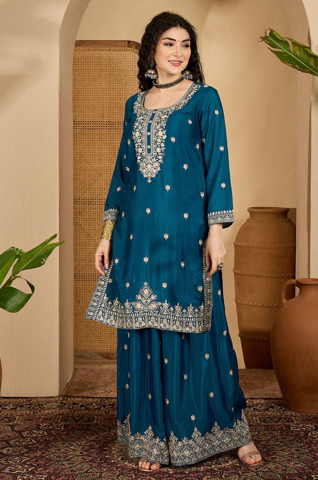 Blue Other Salwar Kameez - SFPRF279004R