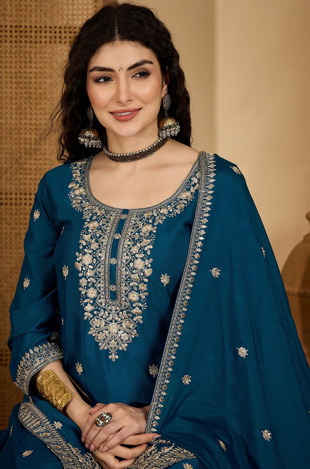 Blue Other Salwar Kameez - SFPRF279004R