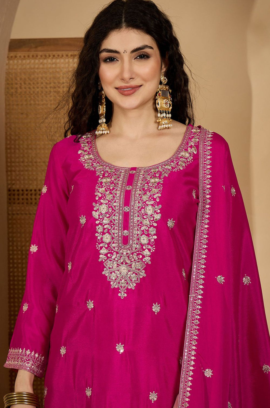 Rani Pink Other Salwar Kameez - SFPRF279005R