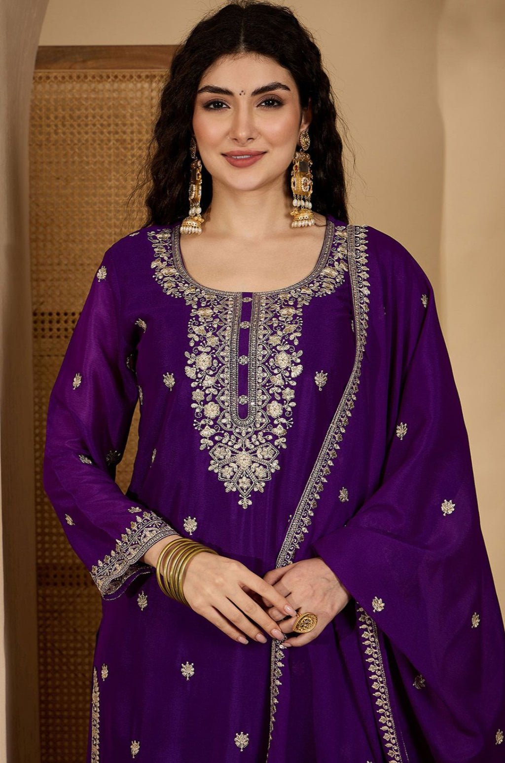 Purple Other Salwar Kameez - SFPRF279006R