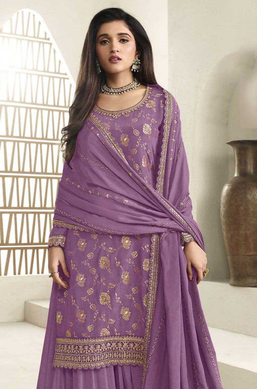 Purple Other Salwar Kameez - SFPRF279503R