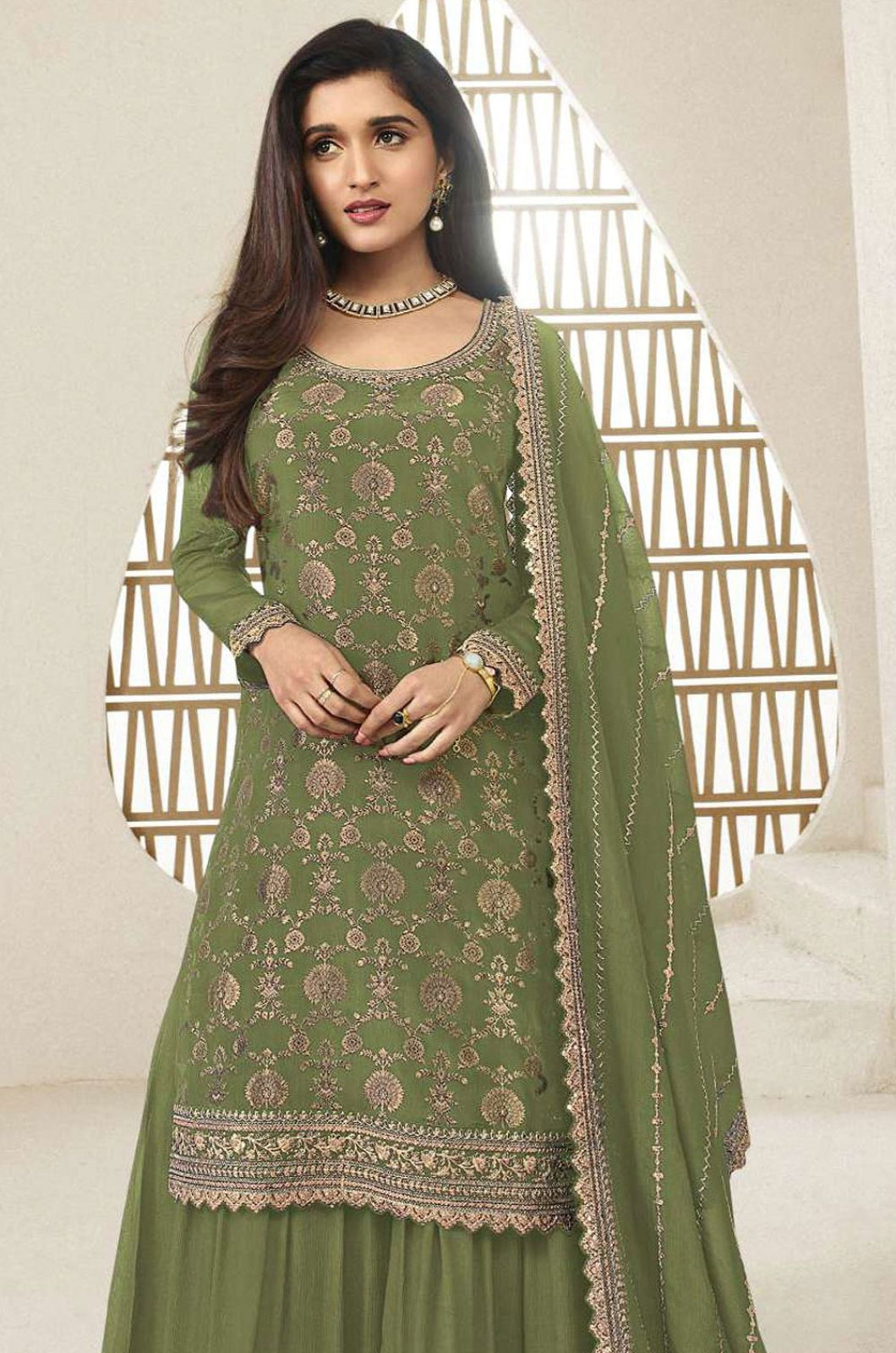 Green Other Salwar Kameez - SFPRF279504R