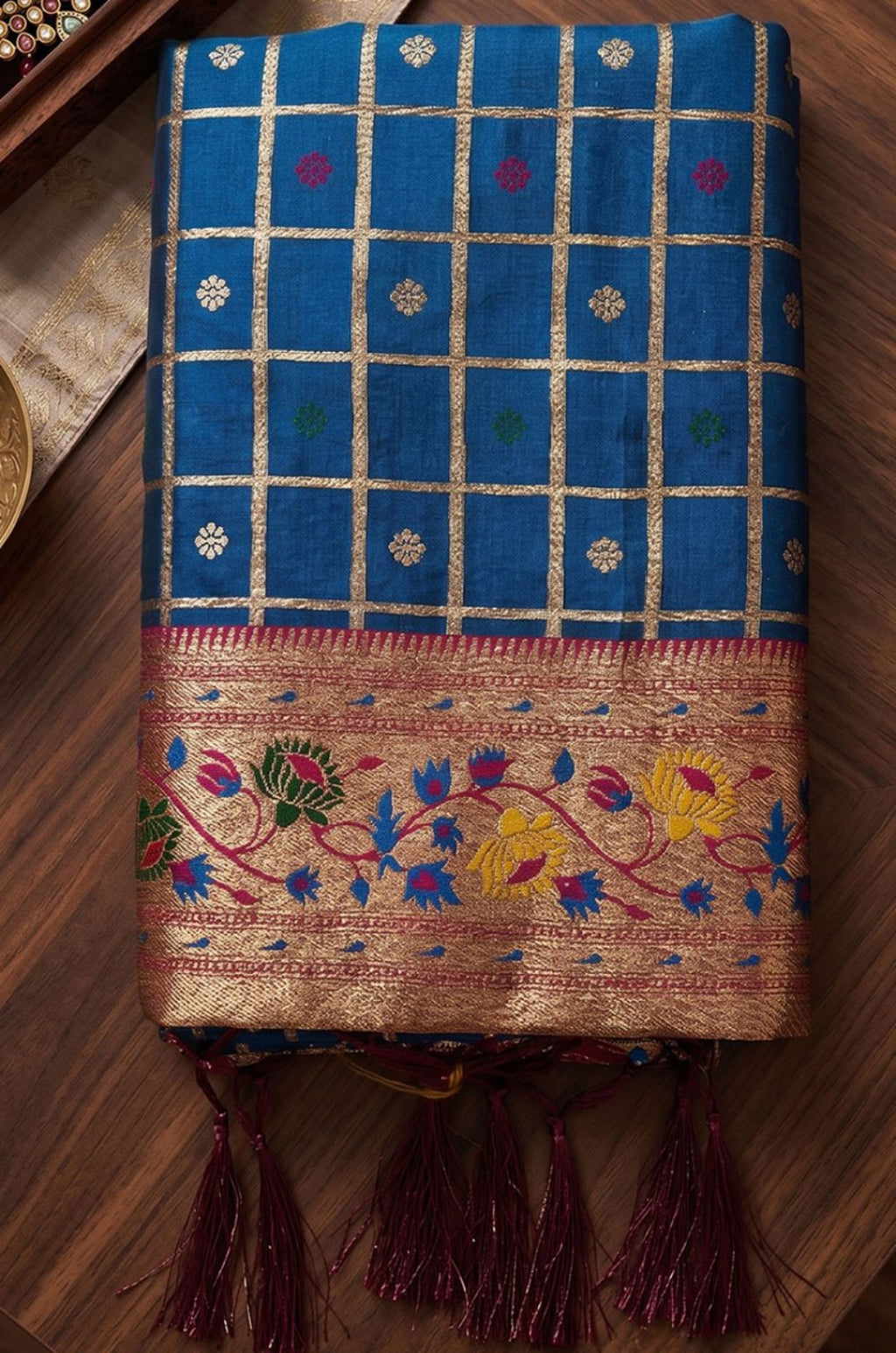 Blue Banarasi Sarees - SFPRF279603