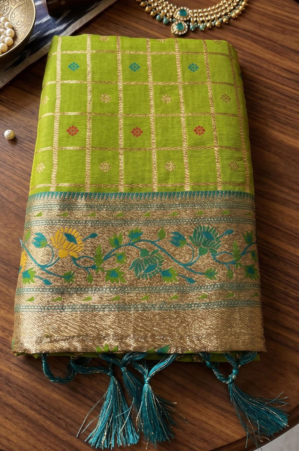 Green Banarasi Sarees - SFPRF279604